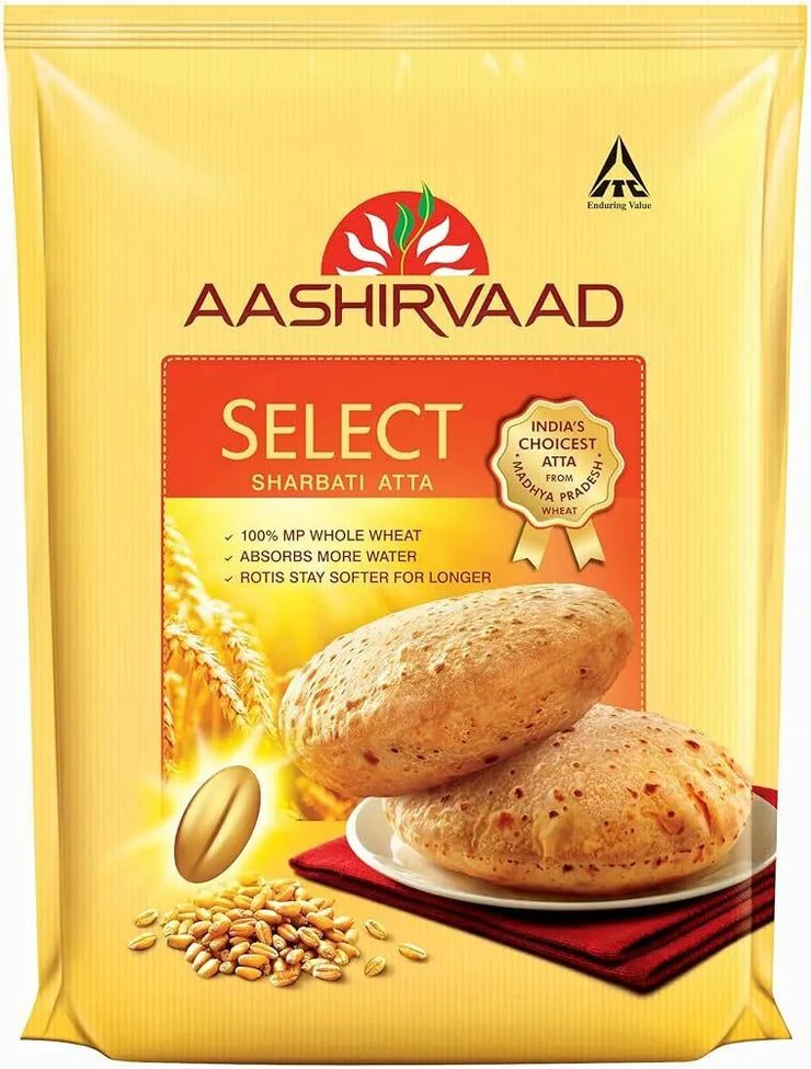 Aashirvaad Select Sharbati Wheat Atta 5kg